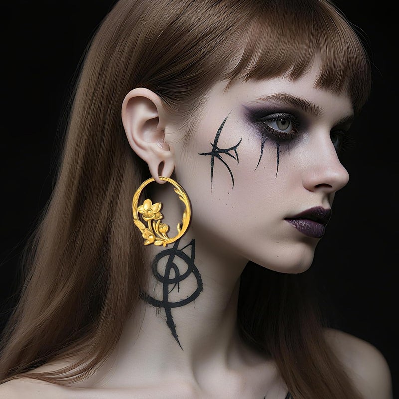 Atomhole Store 2PCS Cool Ear Weights 316 Stainless Steel Ear Gauges Plugs Tunnels Hypoallergenic Ear Expander Stretchers Fashion Piercing Body Jewelry - Image 2